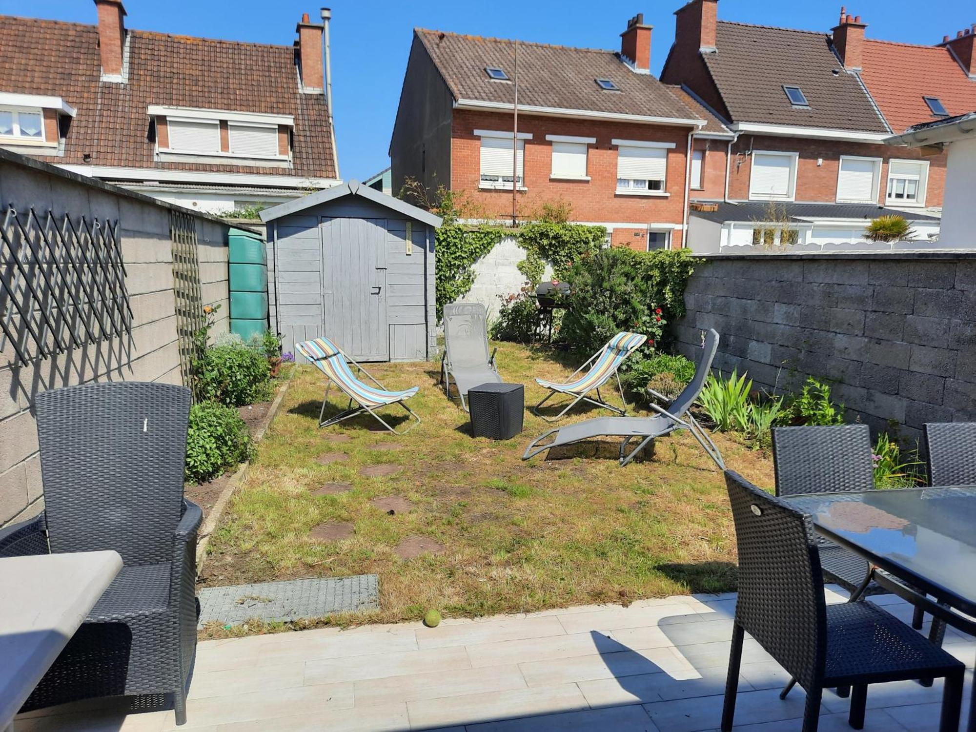 Maison Chez Lili A 200 M De La Plage ,Jardin Prive Et Clos Gravelines Rom bilde